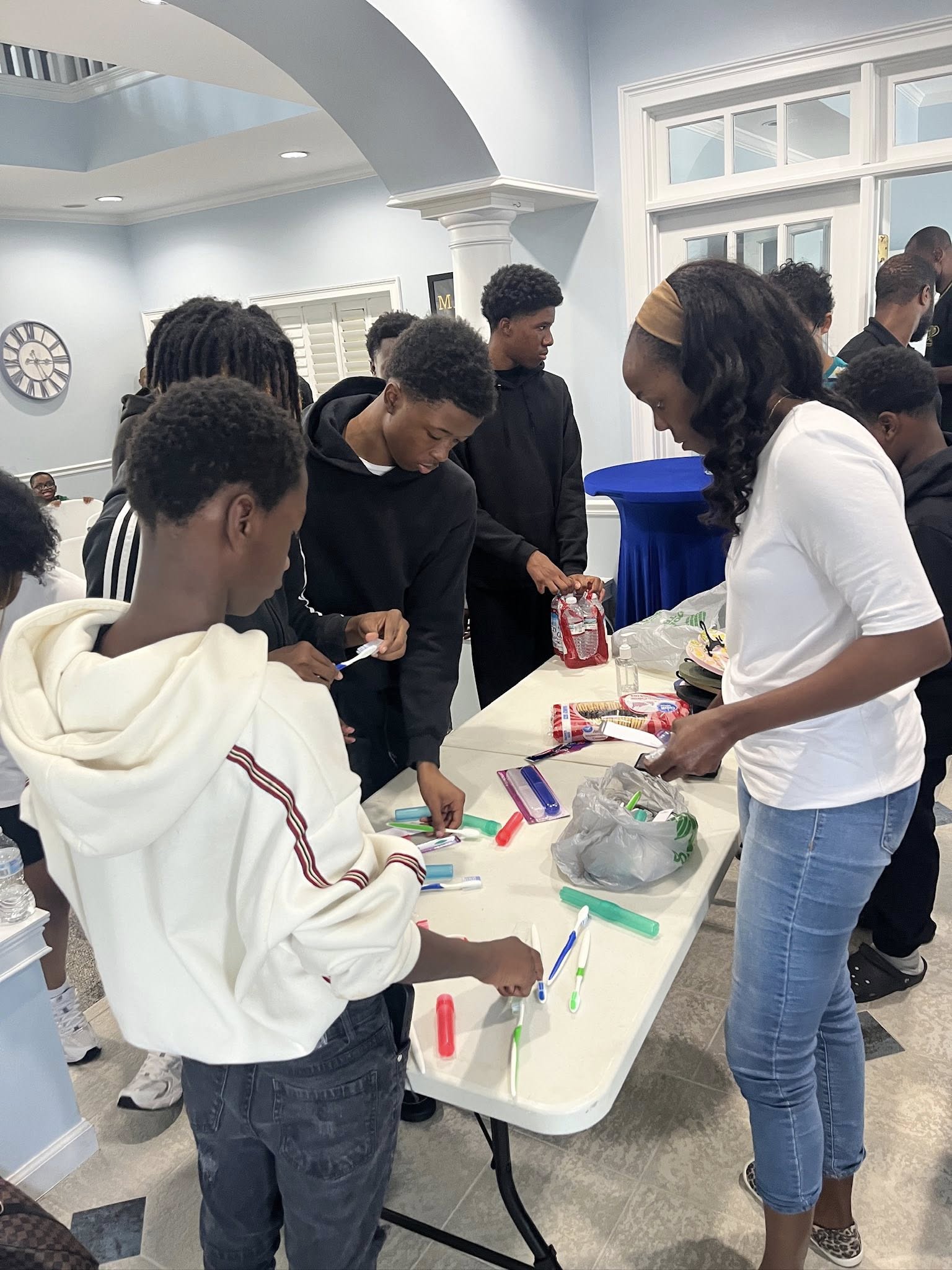 Nonprofit team activity